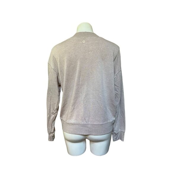 Women's Pink Terry Cloth Sweatshirt Large - Picture 4 of 8